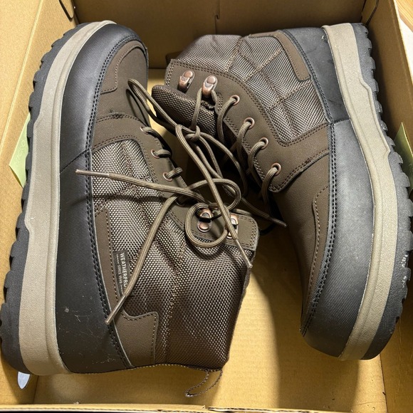 Weatherproof Jenkins Boots Mens 10 Brown New - Picture 4 of 5